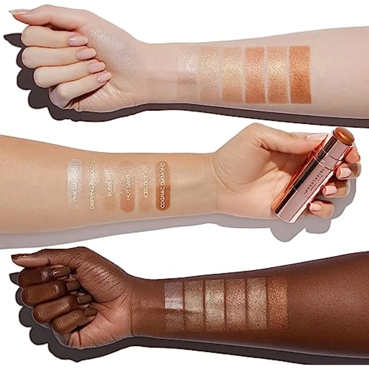 Anastasia Beverly Hills Stick Highlighter Dripping in Gold, 8 g, Aufhellender Stift mit intensiver Strahlkraft und Glitzereffekt – Bild 2
