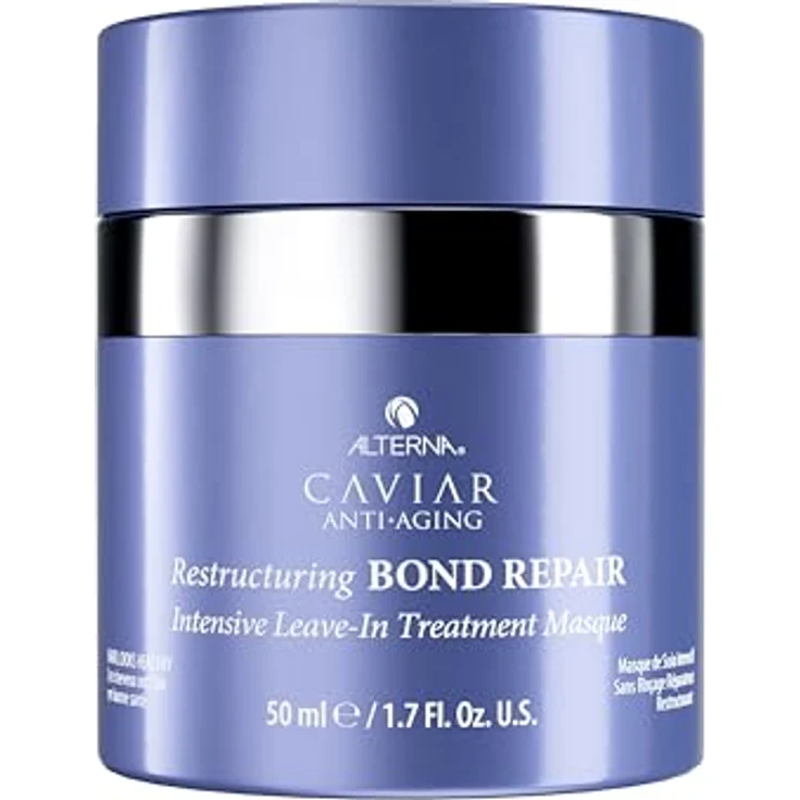 Alterna Caviar Bond Repair Leave In Treatment Masque für strapaziertes Haar, 50 ml - Intensive Feuchtigkeit, Regenerierende Inhaltsstoffe, Elastizität und Glanz, Haarstruktur reparierend, Haarbruch verhindernd – Bild 1