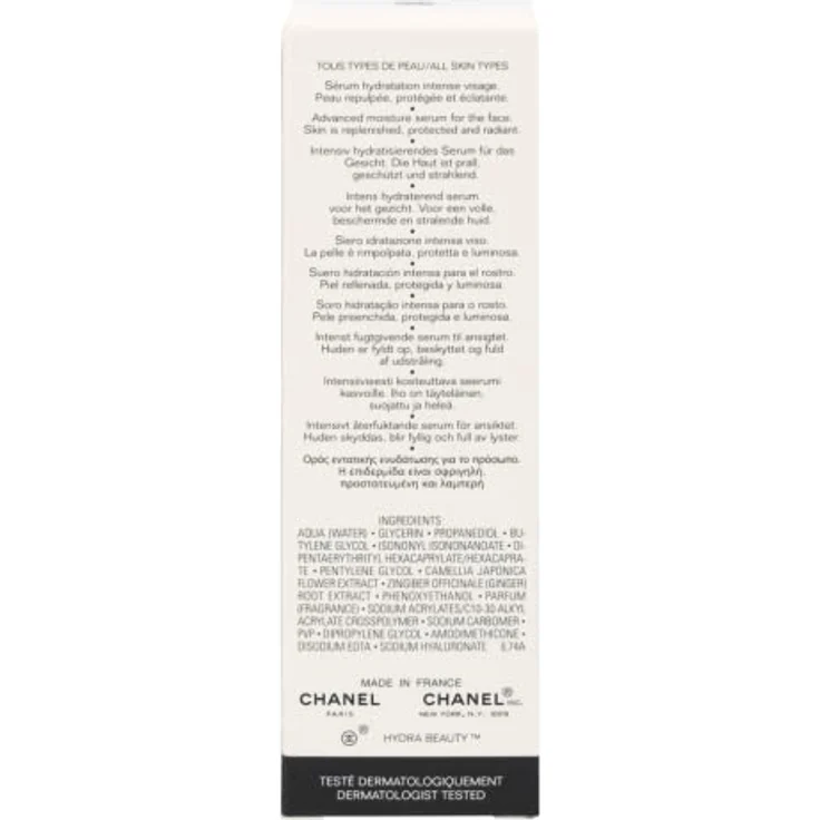 Chanel Hydra Beauty Micro Serum Airless 50ml mit pflegender Wirkung für alle Hauttypen – Bild 4