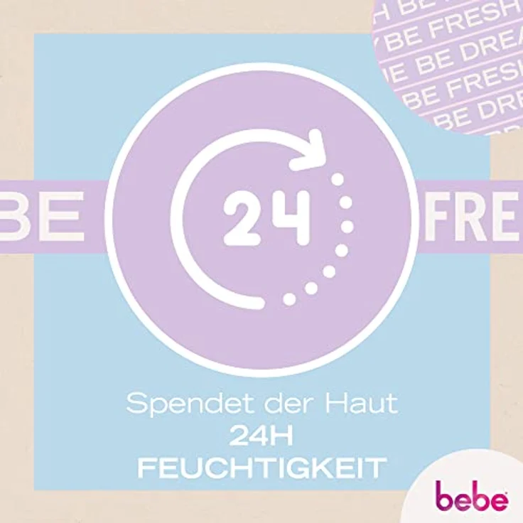 bebe Softe Feuchtigkeitspflege (50ml), spendet 24h Feuchtigkeit für normale Haut mit Pfirsichextrakt & Vitamin E – Bild 4