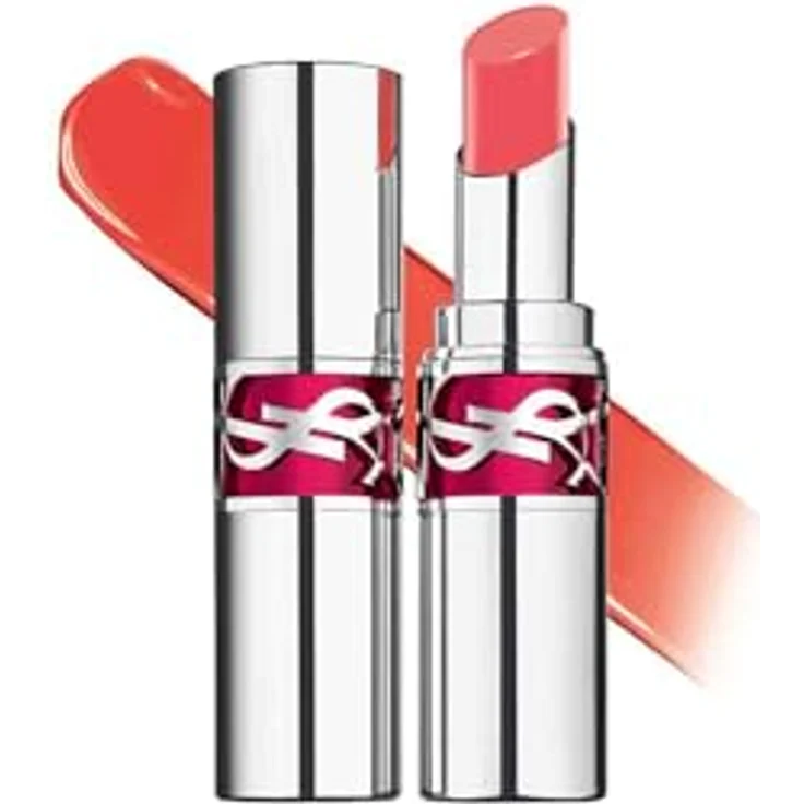 Yves Saint Laurent Loveshine Candy Glaze, Hydratisierendes Lipgloss für Damen, 12 Coral Excitement, 3.2 g, hochglänzende Feuchtigkeitspflege mit voluminösem Effekt – Bild 3
