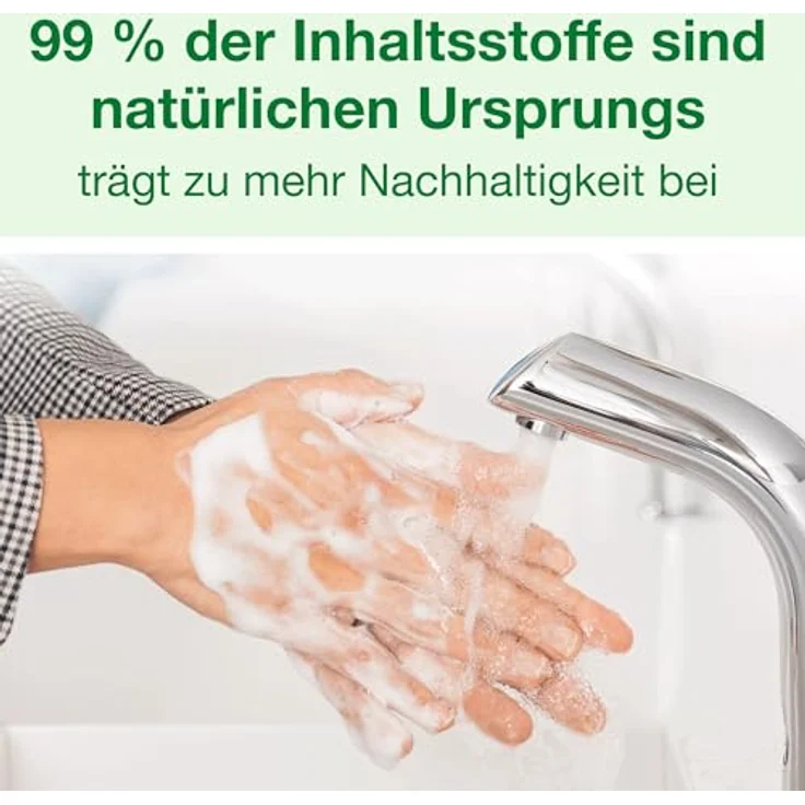 Tork Handschaumseife S4, transparente Flüssigseife, 1000 ml, parfümfrei, 99 % natürliche Inhaltsstoffe – Bild 3