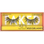 Catrice Faked 3D Wild Curl Lashes, künstliche Wimpern, Schwarz, langanhaltend, Falsche Wimpern-Effekt, vegan, ohne Mikroplastikpartikel, Nanopartikel frei, ohne Parfüm, 1er Pack (1pair)