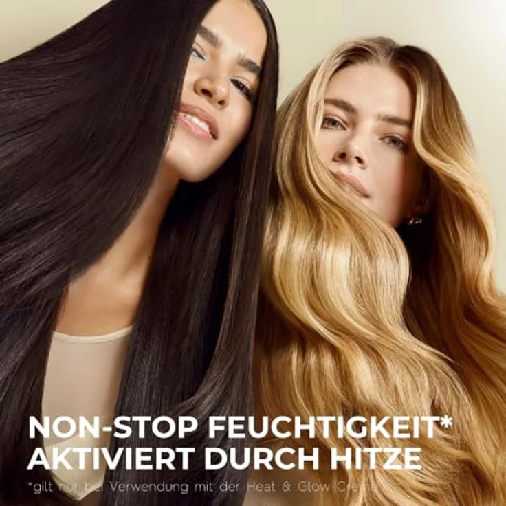 Pantene Pro-V Moisture Boost Heat & Glow Leave-In-Creme, 135ml, Hitzeschutz bis 230 °C, Anti-Frizz, feuchtigkeitsspendend für gesundes Haar – Bild 2