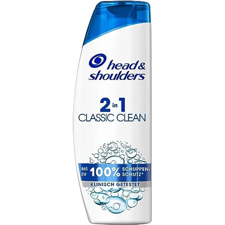 Head & Shoulders Classic Clean 2in1 Anti-Schuppen Shampoo, bis zu 100% Schuppenschutz, 250ml – Bild 1