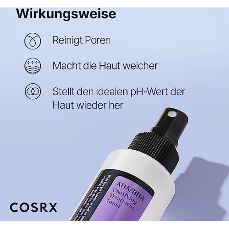 Cosrx AHA-BHA Clarifying Treatment Toner 150 ml, für Damen und Herren empfohlen – Bild 3