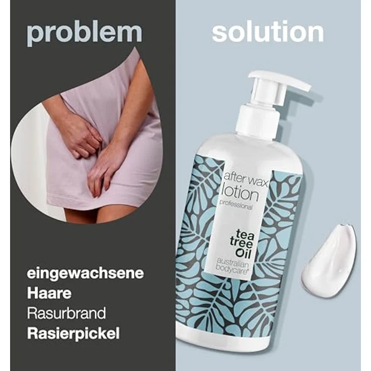 After Wax Lotion Professional 500 ml | Zur Anwendung nach dem Waxing, Bikini-Waxing, Brazilian Wax | Reduziert das Auftreten von eingewachsenen Haaren, roten Pickeln und gereizter Haut nach dem Waxing – Bild 2