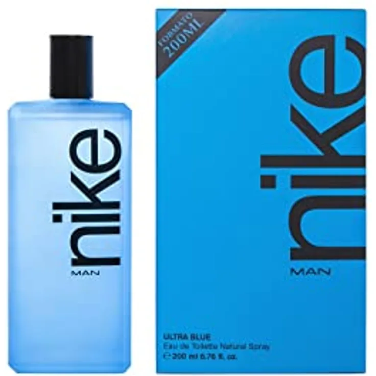 NIKE Ultra Blue 200 ml Herrenparfum, Eau de Toilette für Herren, mutig und frisch, langanhaltend, blumig (Blumenköln)