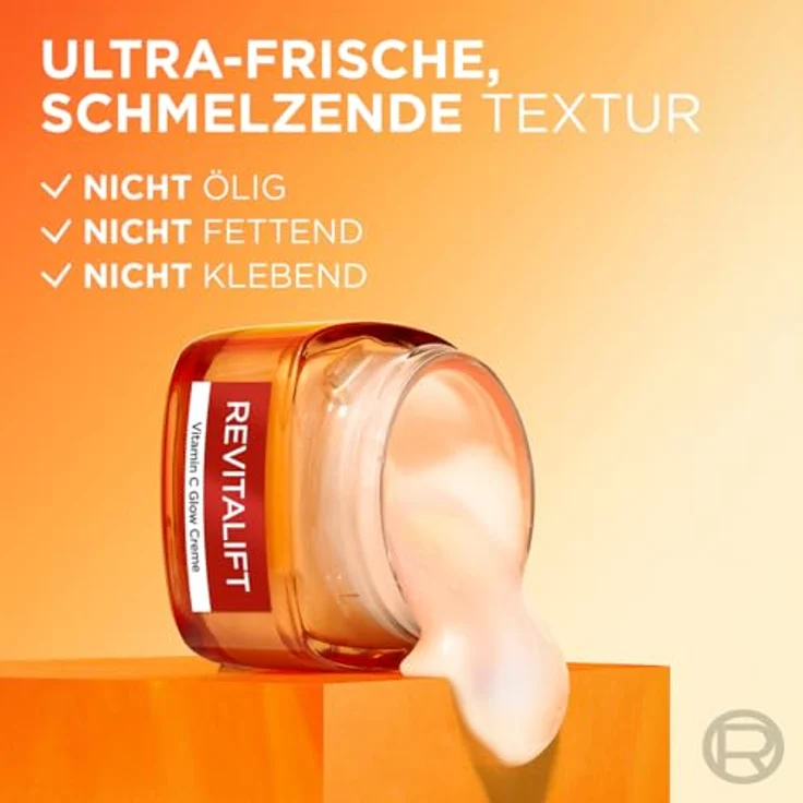 L'Oréal Paris Revitalift Vitamin C Brightening Cream, Gesichtscreme für strahlende Haut mit Vitamin C & Salicylsäure, 50 ml – Bild 5