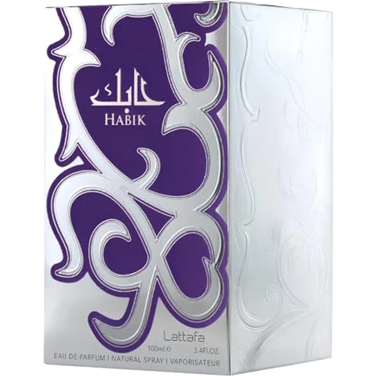 Lattafa Habik Eau de Parfum Spray, Spicy Aromatic Woody Musky Duft für Männer, 100 ml, lange Haftung und ethisch produziert – Bild 3