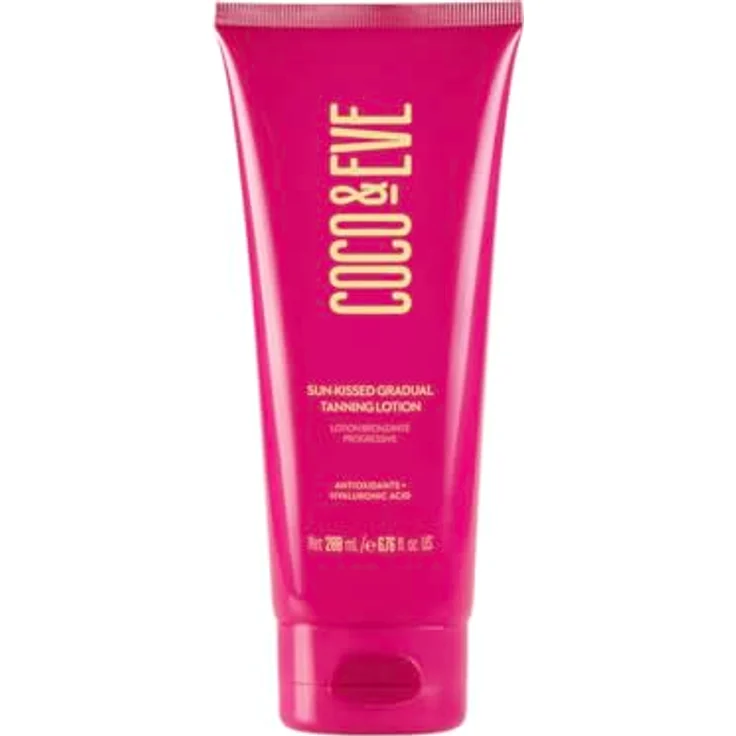 Coco & Eve Sunny Honey Sun-kissed Gradual Tanning Lotion, 200 ml Selbstbräuner mit Coco-Mango Duft, feuchtigkeitsspendend und streifenfrei – Bild 1