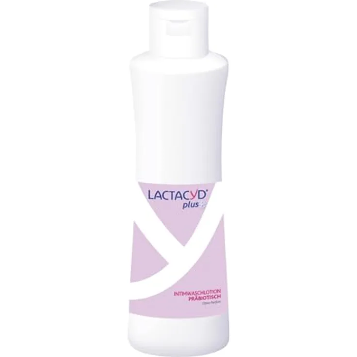 Lactacyd Plus Präbiotisch Intimwaschlotion - 250 ml, mit L-Milchsäure und Präbiotika, pH-Wert 4.5, klinisch geprüft & bestätigt