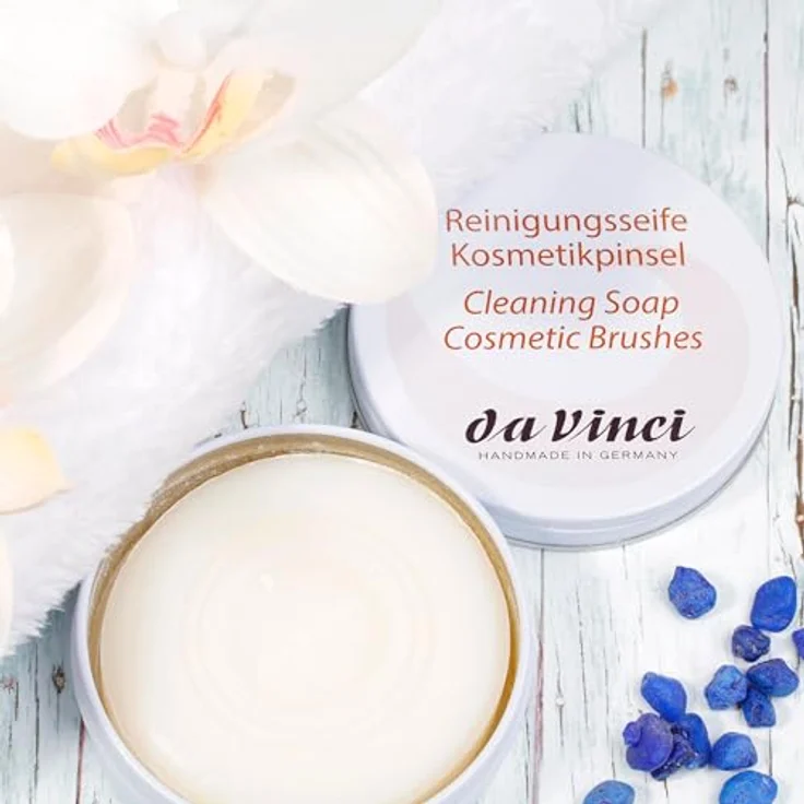 Reinigungsseife für Kosmetikpinsel - 85g, Dekorative Kosmetik Make-up Accessoires – Bild 6