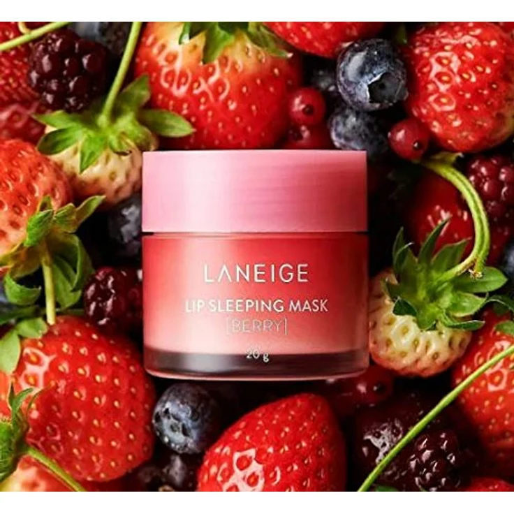 Laneige Lip Sleeping Mask EX 20g Lippenmask (Berry) - Glättet und spendet Feuchtigkeit, vegan und natürlich – Bild 4
