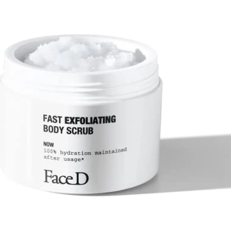Face D Fast Exfoliating Body Scrub Körperpeeling mit Meersalzen, 250 gr - Natürliche Öle, Vitamin E & C, für alle Hauttypen geeignet – Bild 3