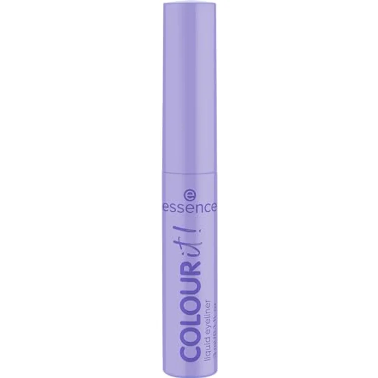 essence cosmetics COLOUR it! liquid eyeliner, Nr. 03, Violett, langanhaltend, hochpigmentiert, schnelltrocknend, vegan, ohne Mikroplastikpartikel, Nanopartikel frei, ohne Parfüm, 1er Pack (3ml) – Bild 2