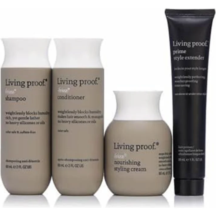 Living Proof No Frizz Conditioner | Feuchtigkeitsspendende Haarspülung pflegt trockenes und widerspenstiges Haar | Anti-Frizz, entwirrt, glättet | Vegan, ohne Parabene, Silikone, Sulfate | 60ml – Bild 2