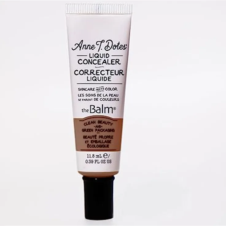theBalm Anne T. Dotes Liquid Concealer #50, Concealer mit Hyaluronsäure und Vitaminen C & E, 5g