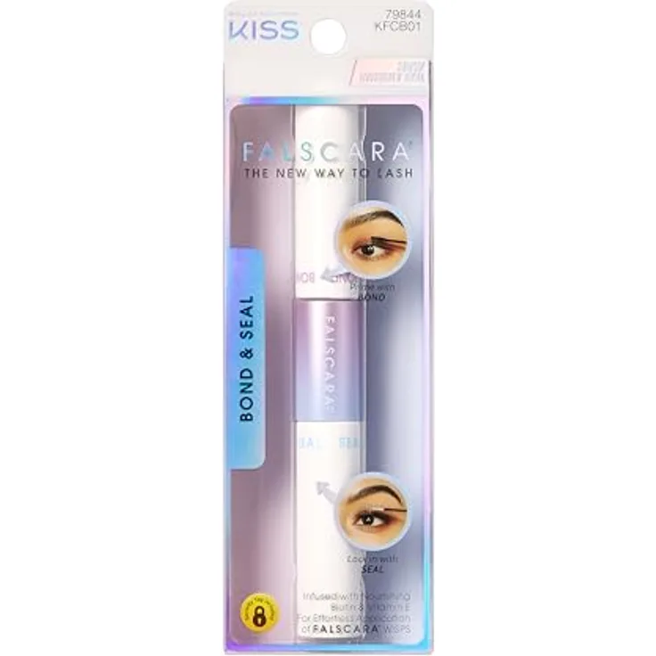 KISS Falscara Bond & Seal, Kleber für künstliche Wimpern Duo, 8,7 g