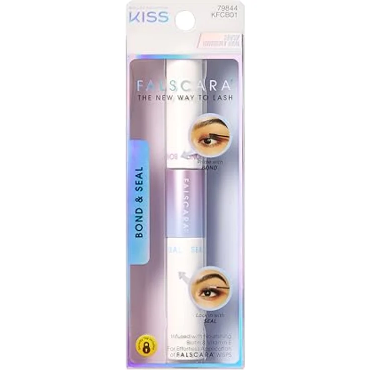 KISS Falscara Bond & Seal, Kleber für künstliche Wimpern Duo, 8,7 g – Bild 1