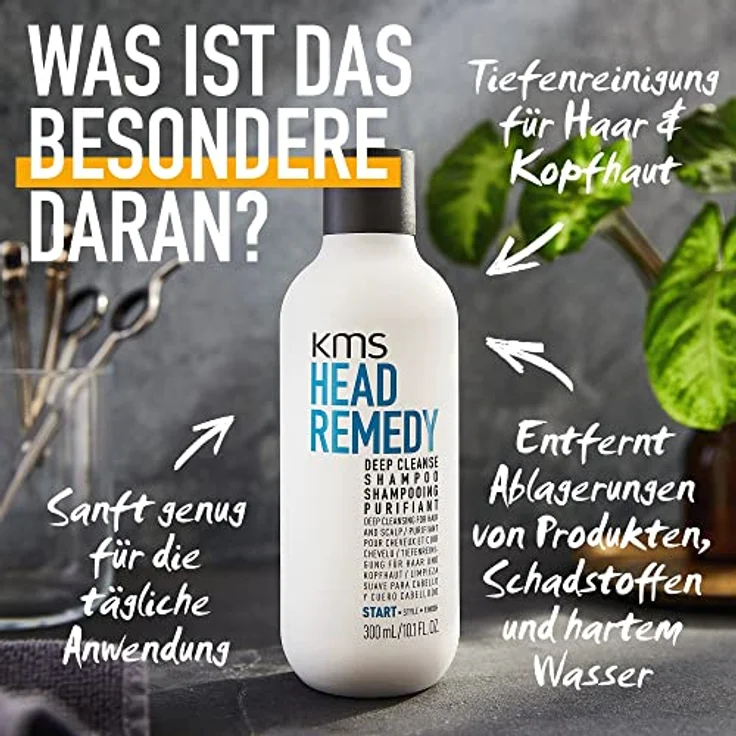 Kms Head Remedy Deep Cleanse Shampoo 300 ml – Bild 2