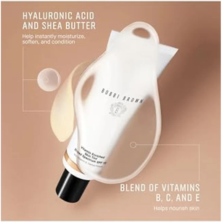 BOBBI BROWN Vitamin Enriched Skin Tint SPF 15 No.2 Medium (50 ml) - Vitamin Enriched Skin Tinted Moisturizer LSF 15 – Medium Neutral by Bobbi Brown for Women – 1,7 oz Moisturizer - Getönte Gesichtscreme – Bild 5