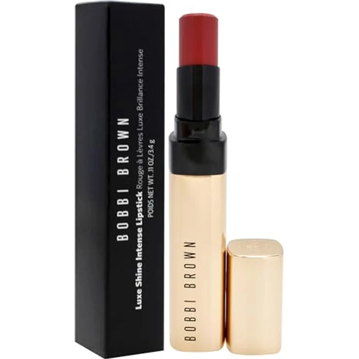 Bobbi Brown Luxe Shine Intense Lippenstift, hochpigmentierte Formel mit pflegender Hyaluronsäure und Vitamin E, 2,3 g CLARET – Bild 3