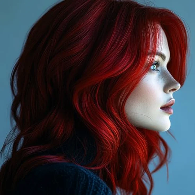GK HAIR GKhair Red Red Bombshell Masque Haar 200 g Coloring Moisturizing Mask Lila Semi Permanent Haarfarbe Pigmente – Bild 4