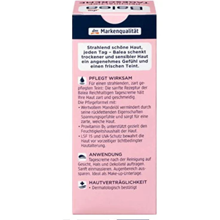 Balea Reichhaltige Tagespflege, 1 x 50 ml – Bild 3