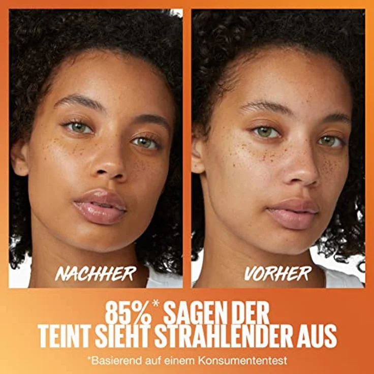 Maybelline Super Stay 24H Skin Tint Foundation, 30 ml, leichte bis mittlere Deckkraft, pflegt mit Vitamin C, Farbe IVORY – Bild 4