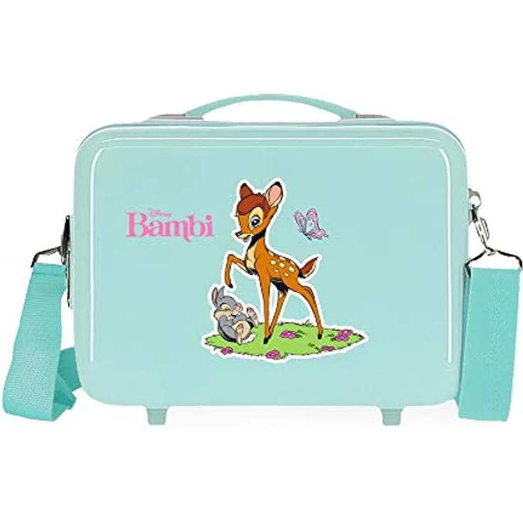 Disney Bambi Kulturbeutel, anpassbar, mit Umhängetasche, Blau, 29 x 21 x 15 cm, starr, ABS 9,14 l