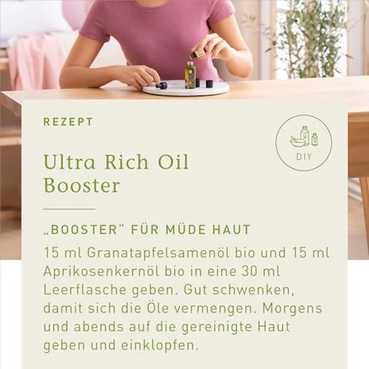 Primavera Bodylotion Granatapfelsamenöl, straffend und festigend für reife Haut, 30 ml – Bild 4