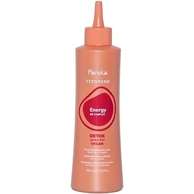 Fanola - Vitamins - Detoxifying Scrub - 195 ml, entgiftende Hautpflege für alle Haartypen
