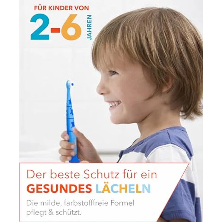 Elmex Kinder 2-6 Jahre Doppelpack 2 x 50 ml, für saubere & gesunde Zähne – Bild 4
