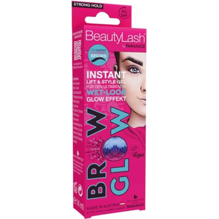RefectoCil BeautyLash Brow Glow, Augenbrauengel Wet Look, 14 ml, vegane Formel zur Fixierung und Gestaltung der Augenbrauen – Bild 3