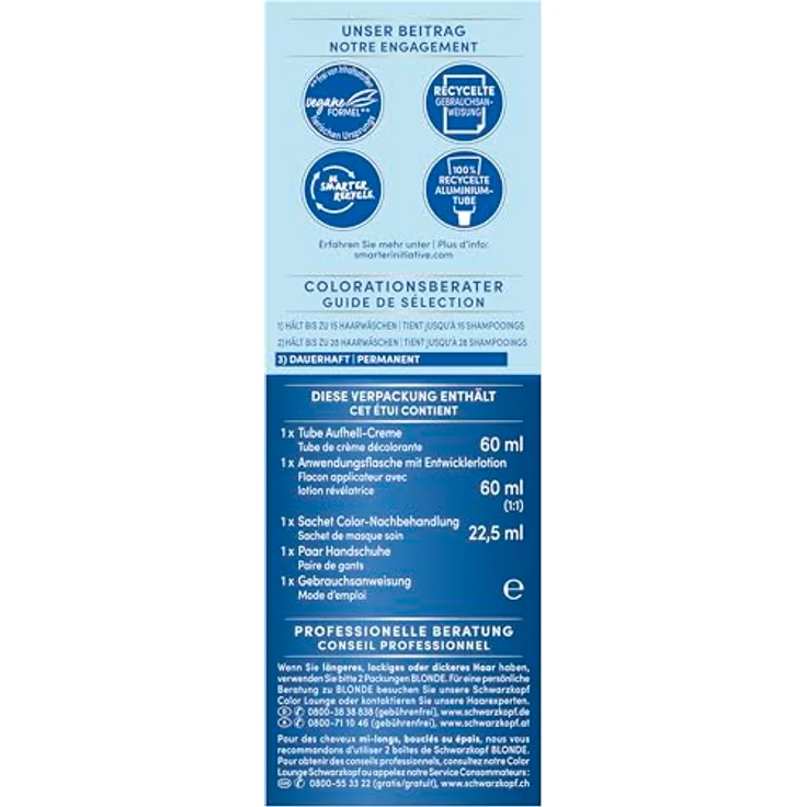 Blonde Aufheller 10.29 Aufhellende Farbe Platinblond Stufe 3 Aufhellung & Blondierung 142 ml – Bild 3
