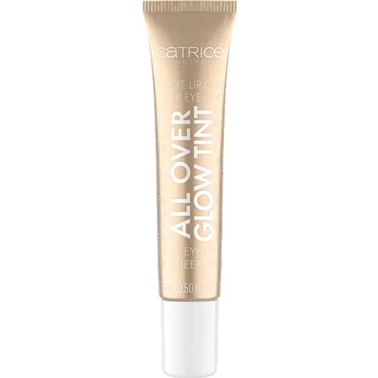 Catrice All Over Glow Tint, Highlighter, Nr. 010, Gold, aufhellend, schnelltrocknend, sofortiges Ergebnis, schimmernd, vegan, ölfrei, ohne Parfüm, ohne Alkohol, 1er Pack (15ml) – Bild 1