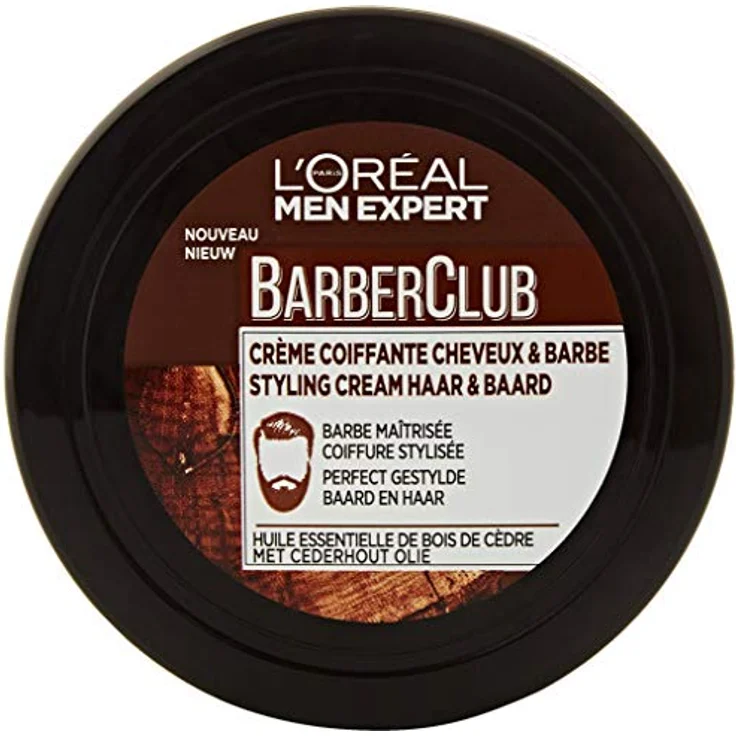 L'Oreal Men Expert Barber Club Bart und Haar Styling Pomade (1 x 75 ml) – Bild 2