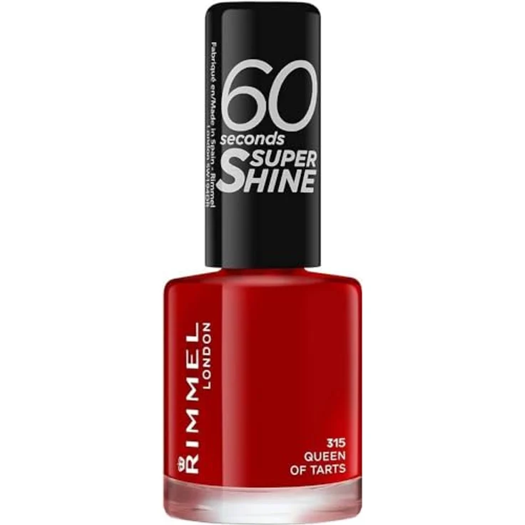Rimmel 60 Seconds Super Shine Nagellack 315 Queen Of Tarts 8 ml – Bild 2