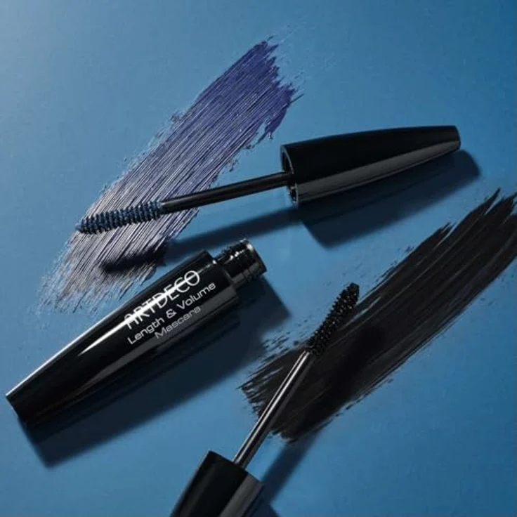 ARTDECO Length & Volume Mascara - Wischfeste Mascara für extra lange Wimpern, langanhaltend, schnelltrocknend - Blau - 1 x 12 ml – Bild 3