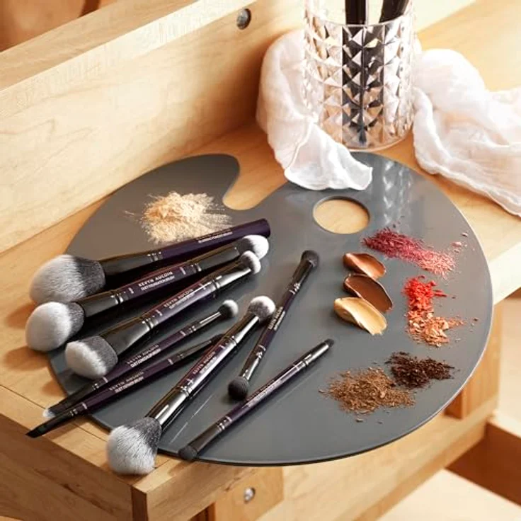 KEVYN AUCOIN Angeled Fan Mascara Brush, gewinkelte Fächerbürste für voluminöse Wimpern ohne Klümpchen – Bild 7