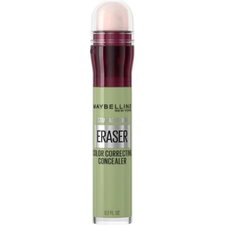 MAYBELLINE NEW YORK Instant Anti Age Eraser Concealer, hochpigmentiert, mit Schwamm-Applikator, Farbton Green, 6.8 ml – Bild 1