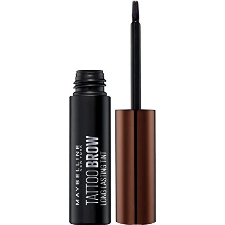 Maybelline New York Augenbrauenfarbe im Doppelpack, Tattoo Brow Gel Tint, Mit Peel-off-Formel, Nr. 3 Dark Brown, 2 x 5 ml – Bild 2