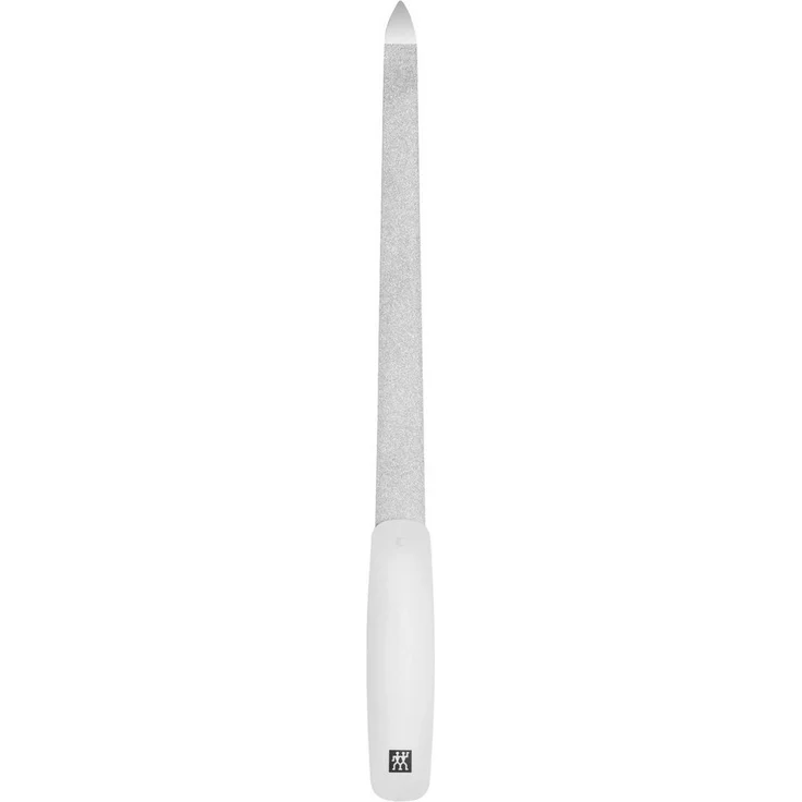 Zwilling Saphir-Nagelfeile 180mm, weiß 160mm, 1-tlg. - Hochwertige Saphirbeschichtung, grob- und feinkörnige Feilenflächen, polierte Feilenspitze