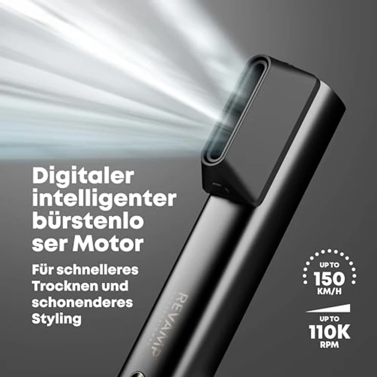 Revamp Professional Styler HydroShine Air Compact 3 in 1 Pro DR-2750-EU, Warmluftbürste mit Hydro-Ionentechnologie zum Frisieren, Glätten und Stylen, kompakt und leicht – Bild 2