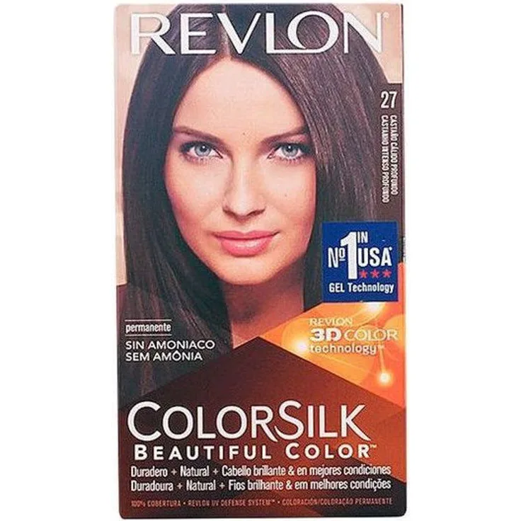 Revlon Amoniakfreie Färbung Colorsilk Revlon Tiefwarmes kastanienbraun