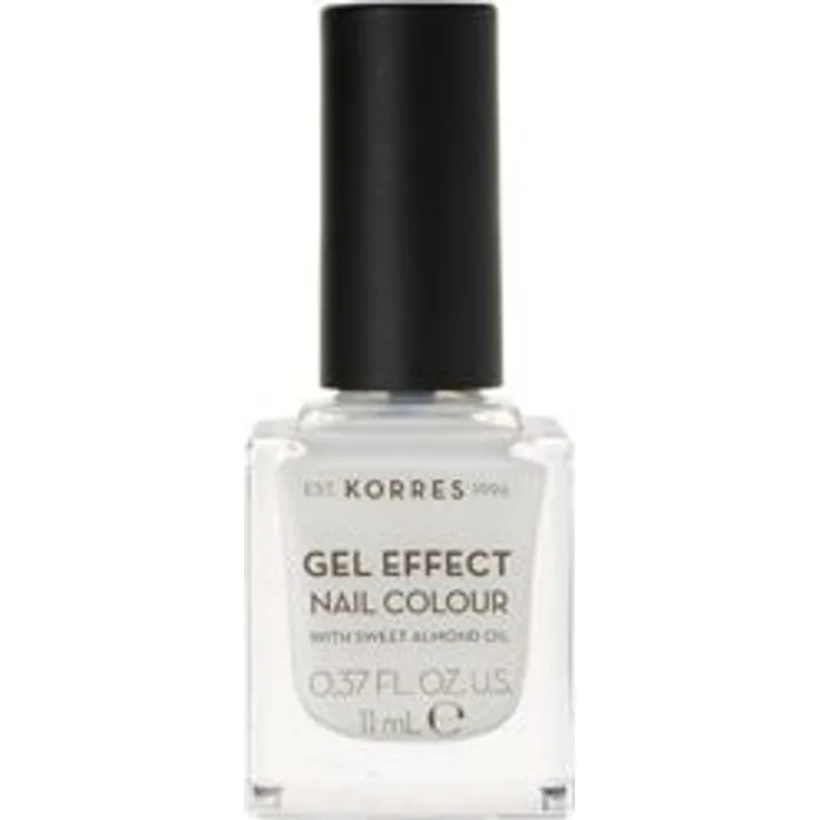 Korres Gel Effect Nail Colour 02 Porcelain White 11 ml