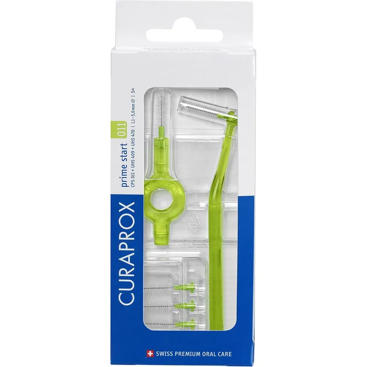 Curaprox Interdental Set CPS 011 mm grün 5+2 St 1 P, für ein strahlend sauberes Lächeln