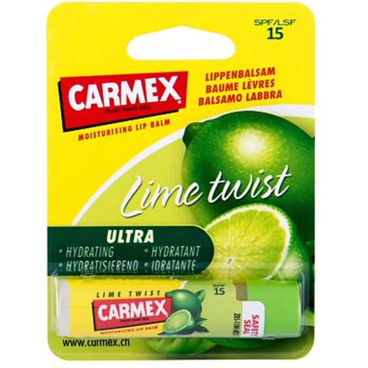 Carmex Lime Twist Schützender Lippenbalsam Mit Limettengeschmack Spf15 4,25 g Für Frauen
