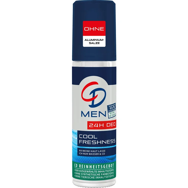 Cd Deo Zerstaeuber Men Deodorant Ohne Aluminiumsalze Langanhaltender Schutz Für 24 H 75 ml – Bild 1